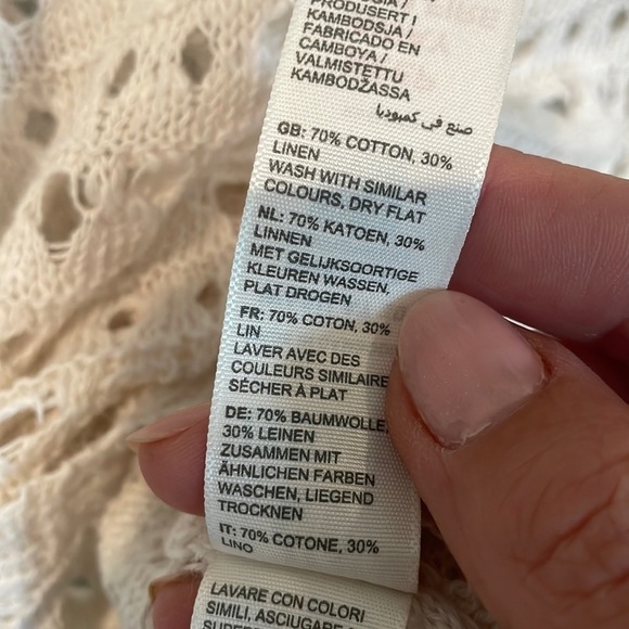 FatFace Linen Blend Beach Hoodie Sweater - Picture 8 of 12